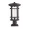 Z-Lite Jordan 1 Light Outdoor Pier Mounted Fixture, Oil Rubbed Bronze And Clear Seedy 570PHB-533PM-ORB - alternate 3